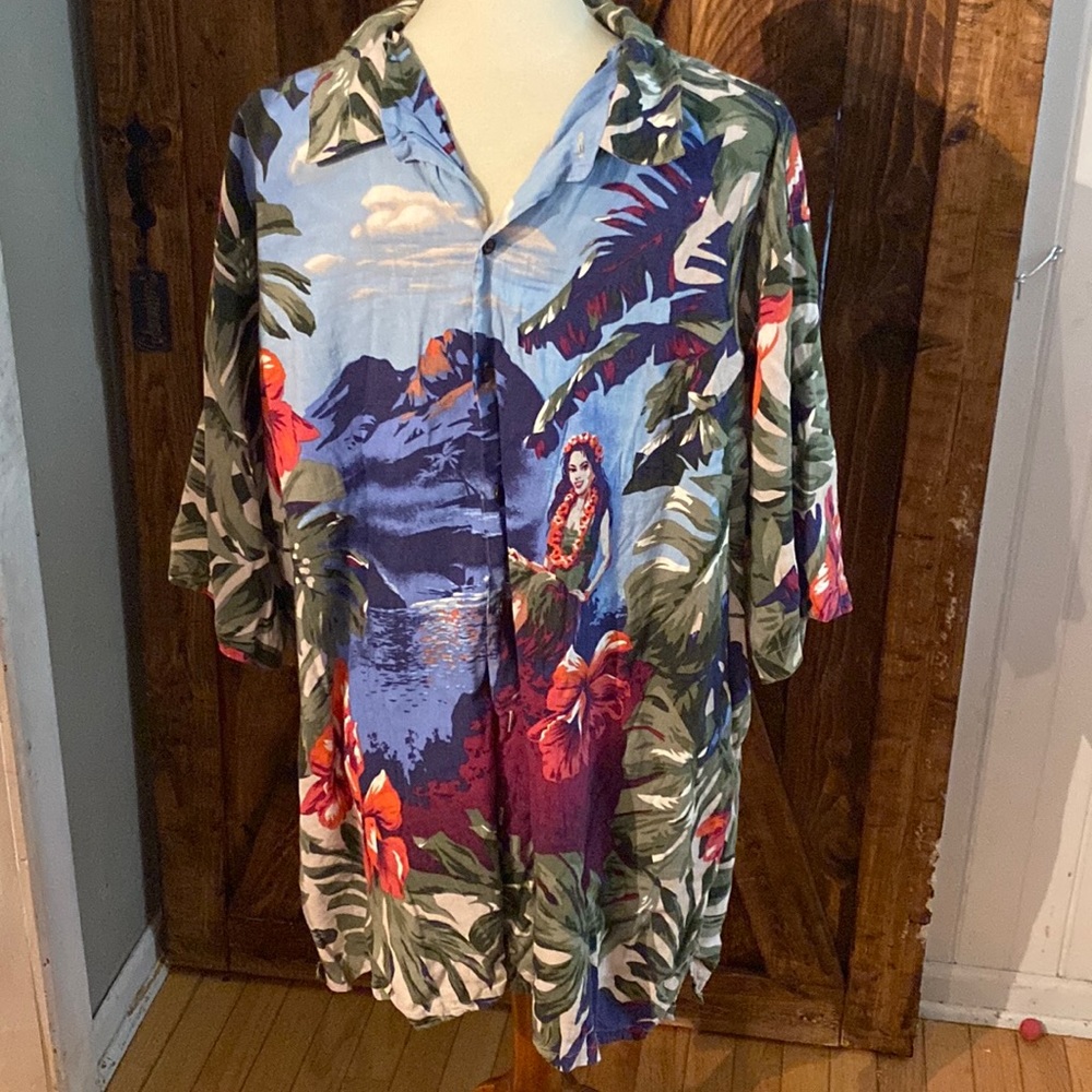 Nautica Hawaiian style shirt very nice size xl